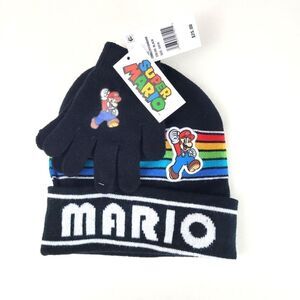 NINTENDO Super Mario Bros beanie + gloves set